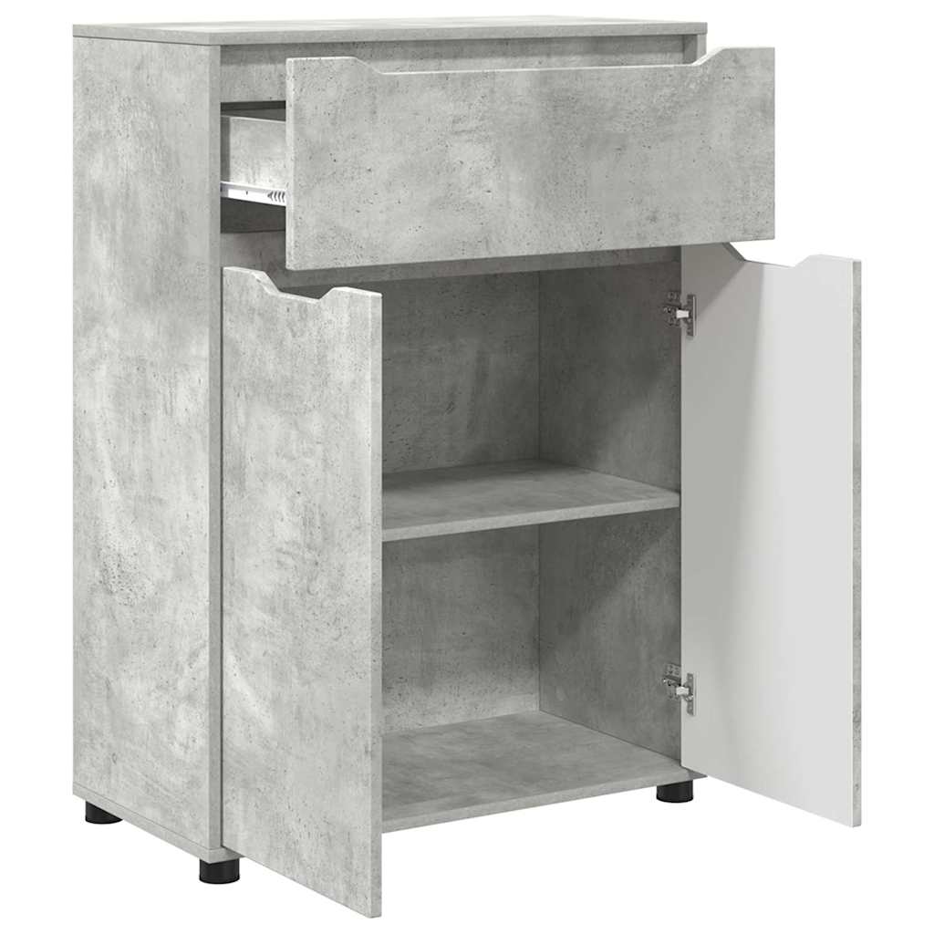 Kupaonski ormar s ladicama Betonski sivi 72,5 x 36,5 x 100 cm