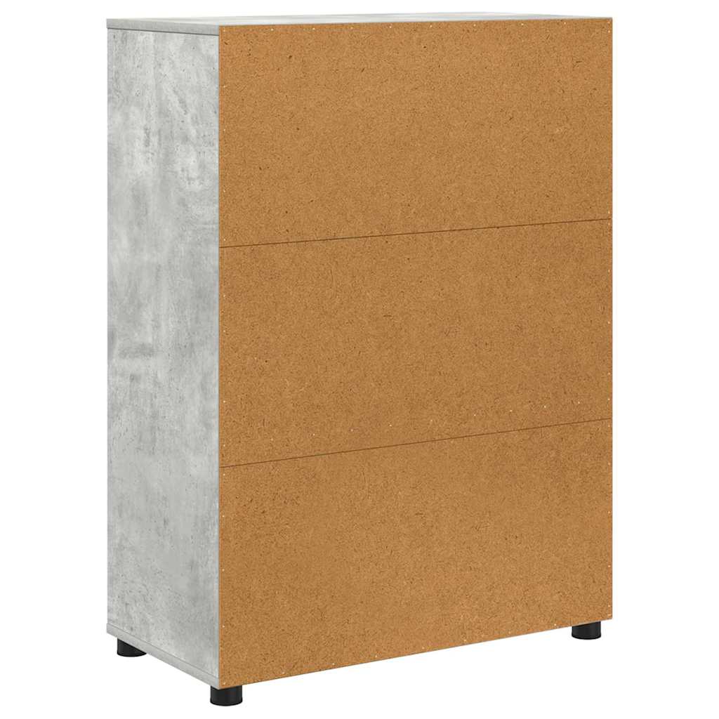 Kupaonski ormar s ladicama Betonski sivi 72,5 x 36,5 x 100 cm