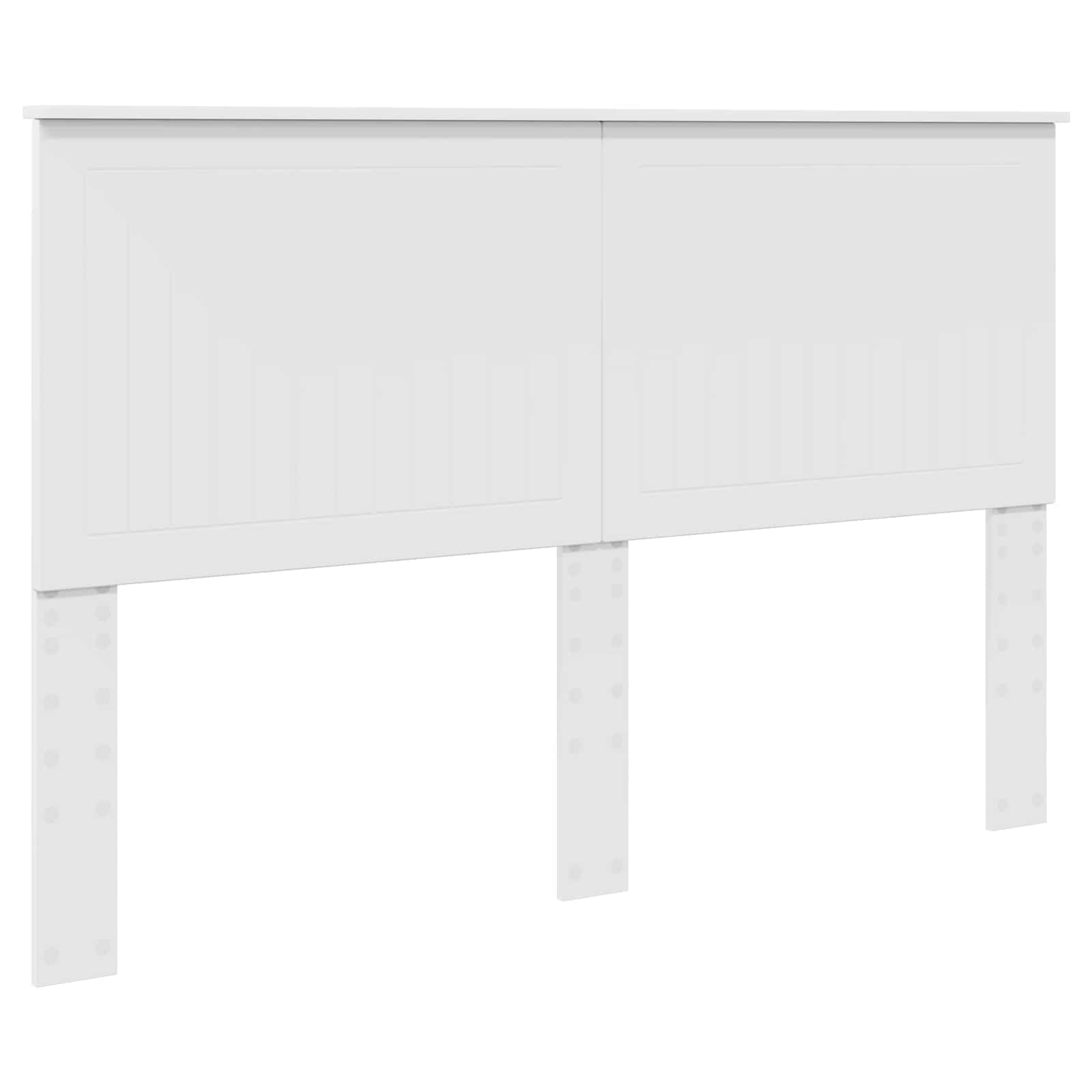 Uzglavlje s uzglavljem Bijelo 150 cm Konstruirano drvo