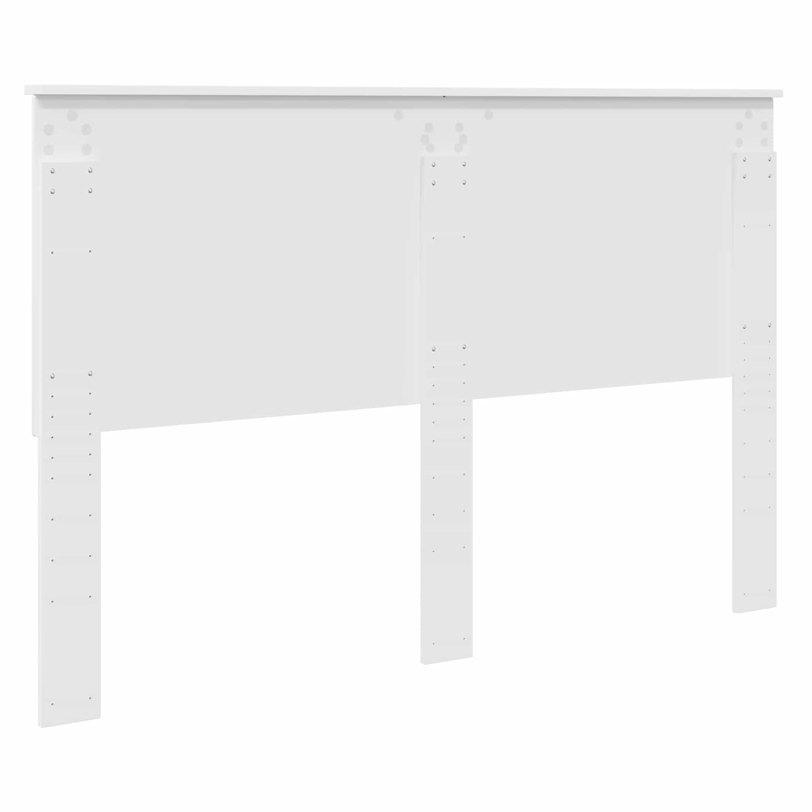 Uzglavlje s uzglavljem Bijelo 150 cm Konstruirano drvo
