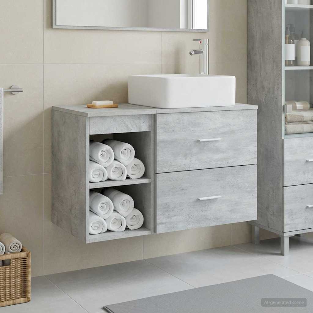 Set namještaja za kupaonicu 2 pcs Betonska siva