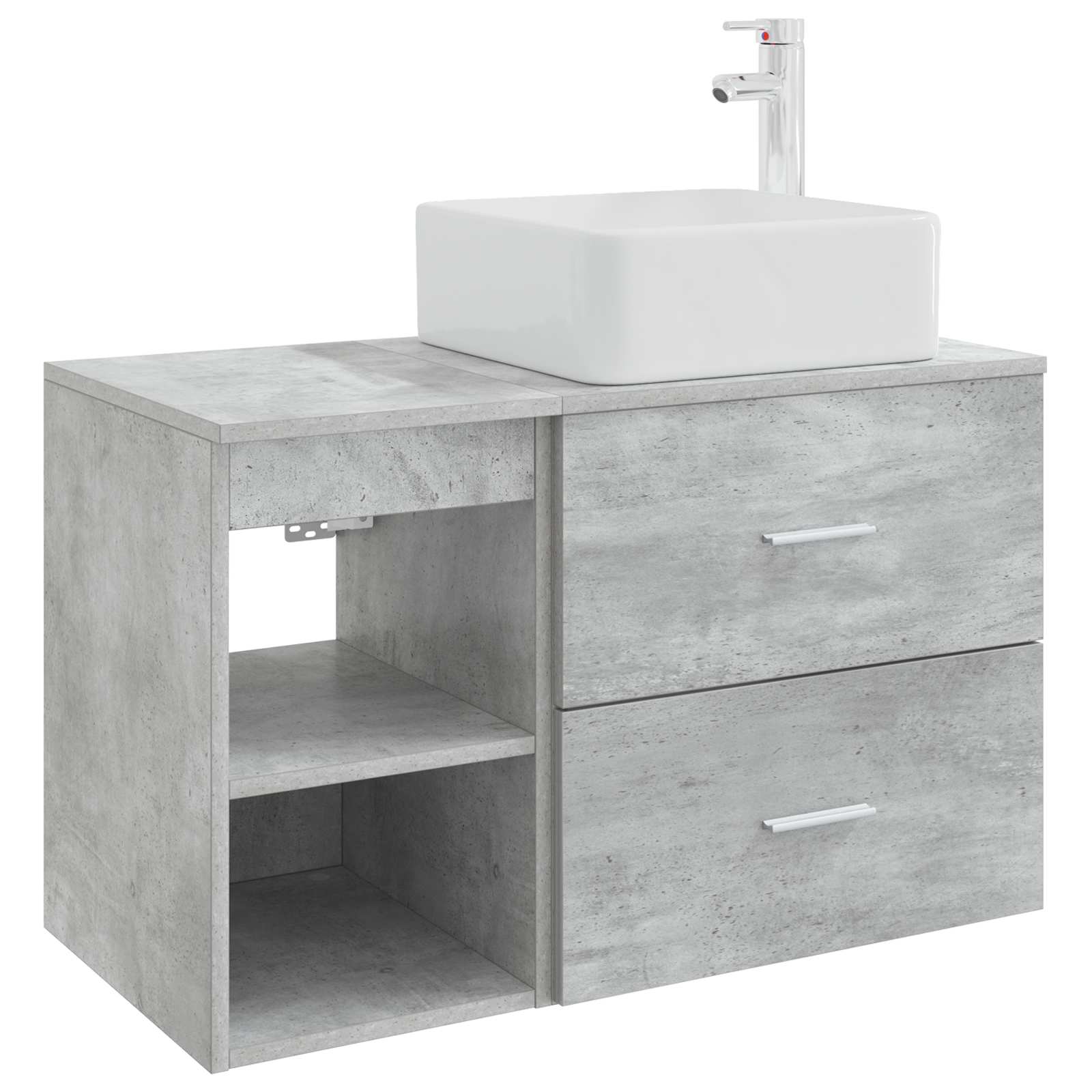 Set namještaja za kupaonicu 2 pcs Betonska siva
