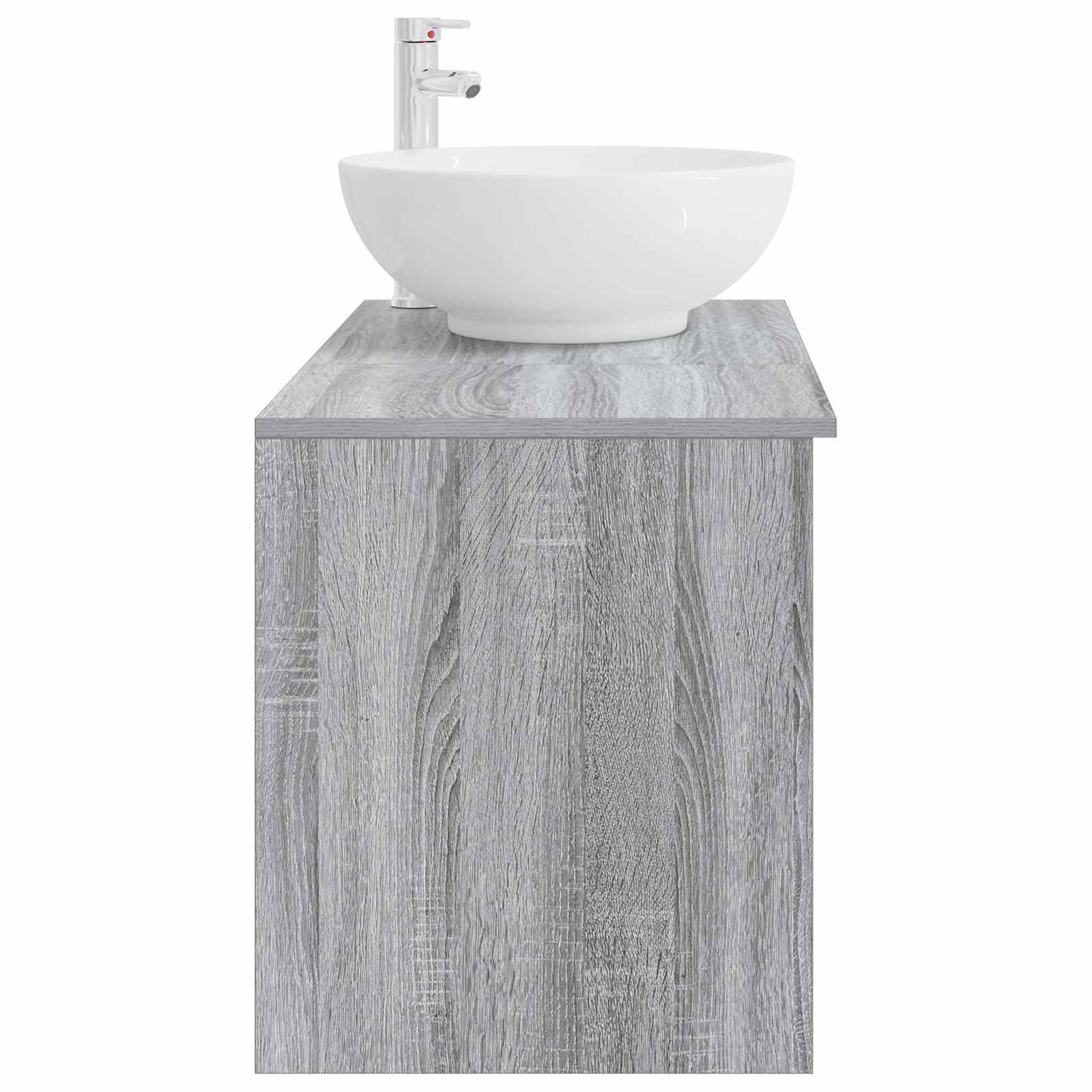 Set namještaja za kupaonicu 2 pcs Siva Sonoma Konstruirano drvo