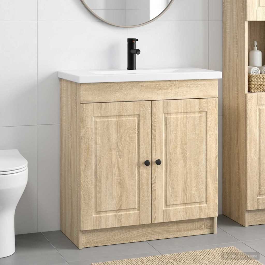 Set namještaja za kupaonicu Hrast sonoma 56 x 37,5 x 81 cm