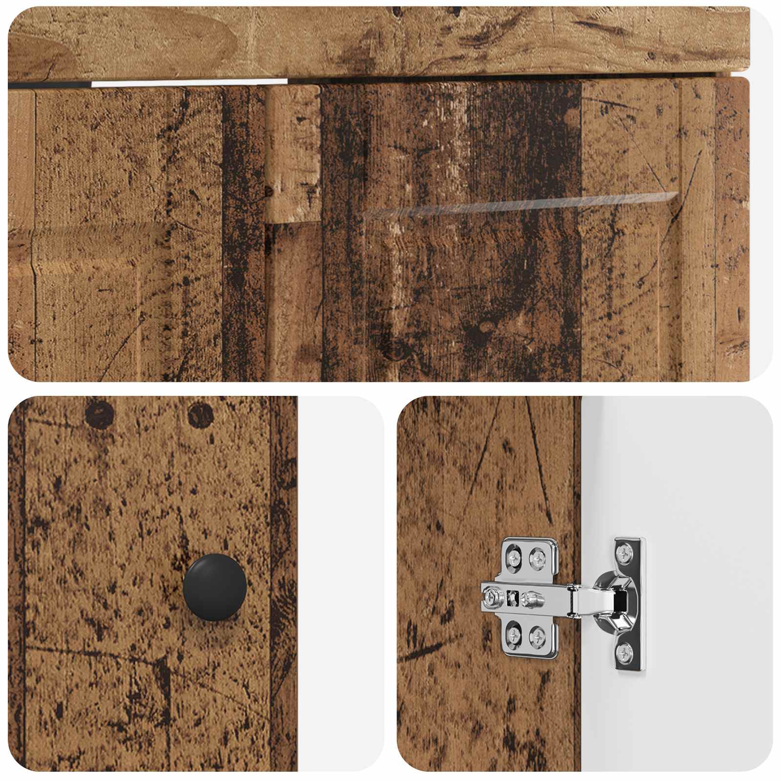 Set namještaja za kupaonicu Staro drvo 78,5 x 37,5 x 81 cm