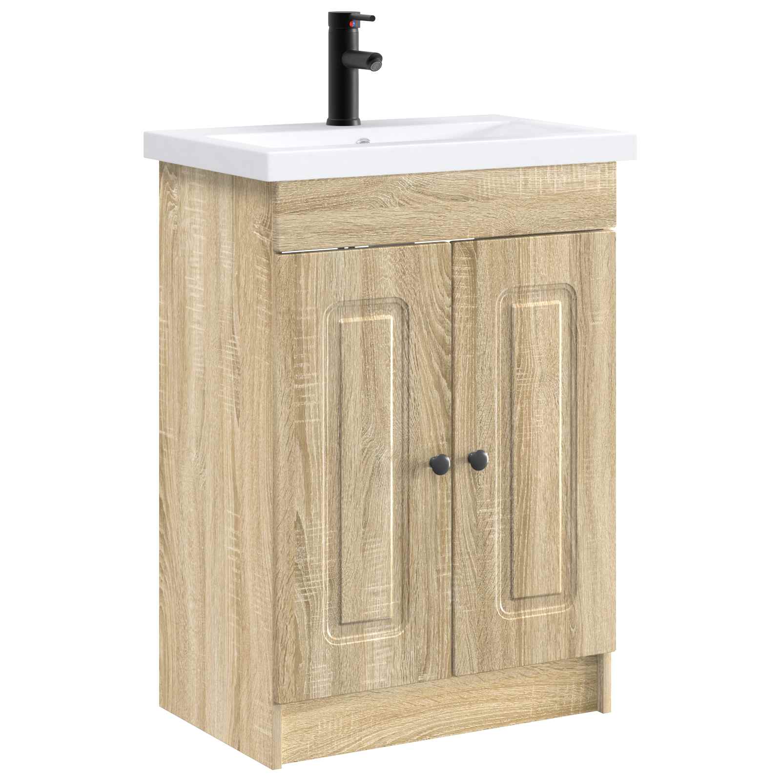 Set namještaja za kupaonicu Hrast sonoma 56 x 37,5 x 81 cm