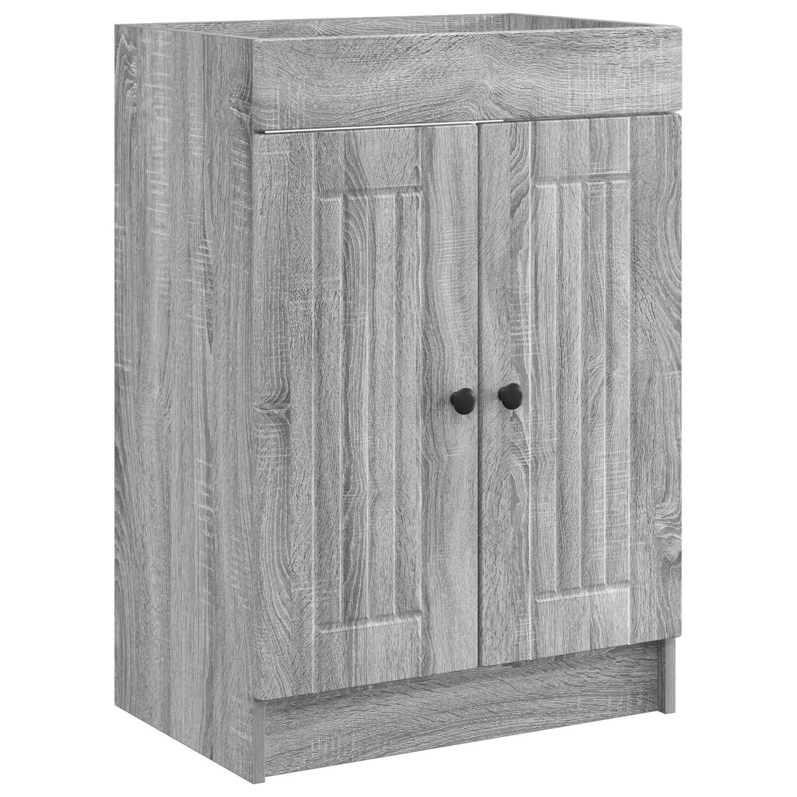 Set namještaja za kupaonicu Siva Sonoma 56 x 37,5 x 81 cm