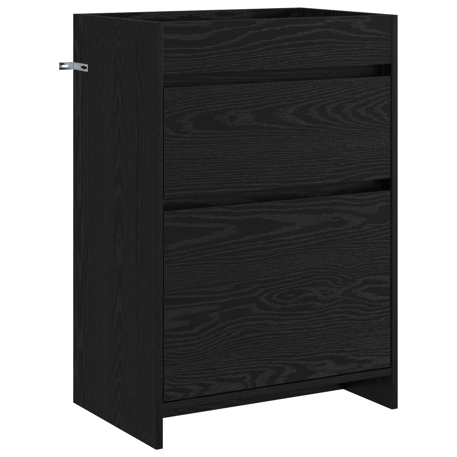 Set namještaja za kupaonicu Crni hrast 61 x 40 x 84,5 cm