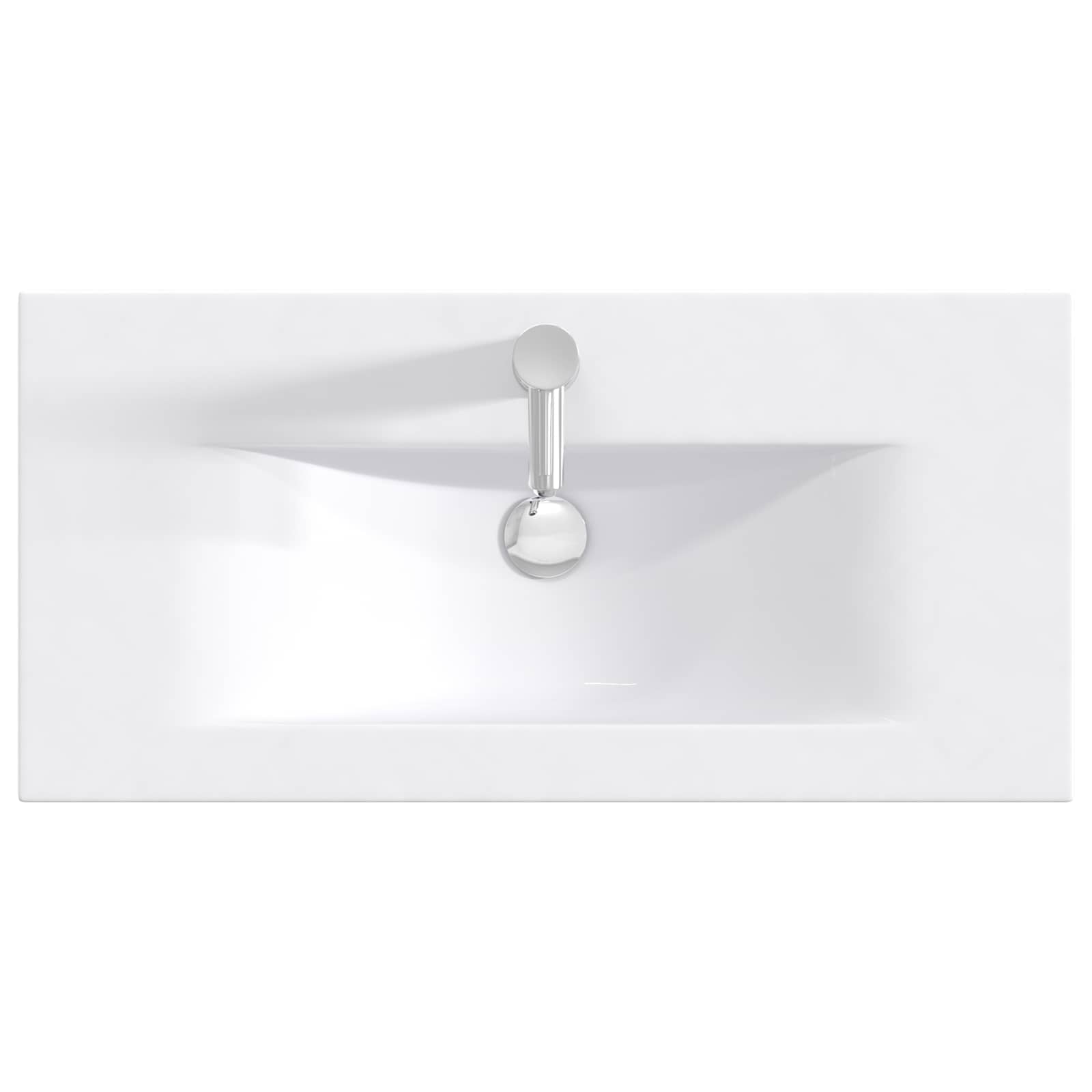Set namještaja za kupaonicu Betonska siva 81 x 40 x 84,5 cm