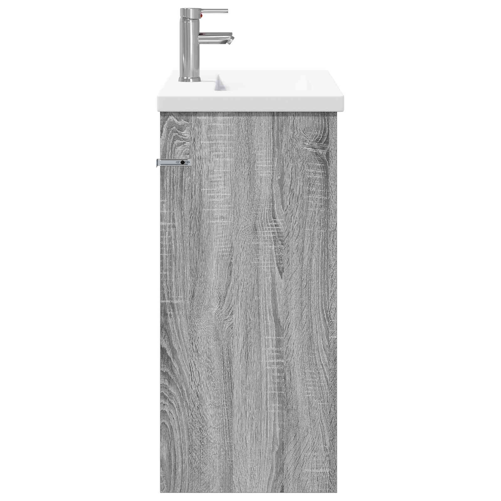 Set namještaja za kupaonicu Siva Sonoma 81 x 40 x 84,5 cm