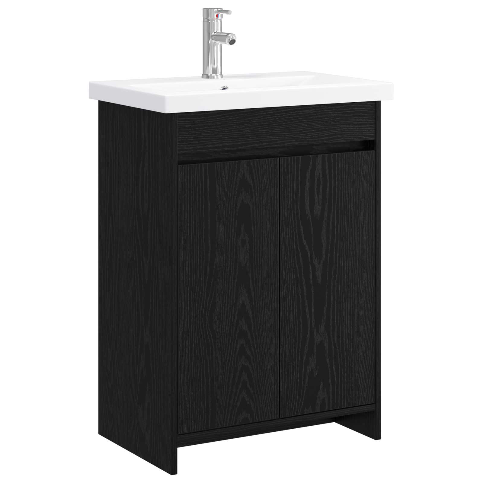 Set namještaja za kupaonicu Crni hrast 81 x 40 x 84,5 cm