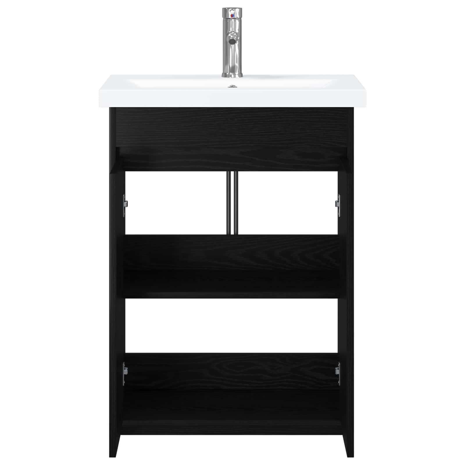 Set namještaja za kupaonicu Crni hrast 81 x 40 x 84,5 cm