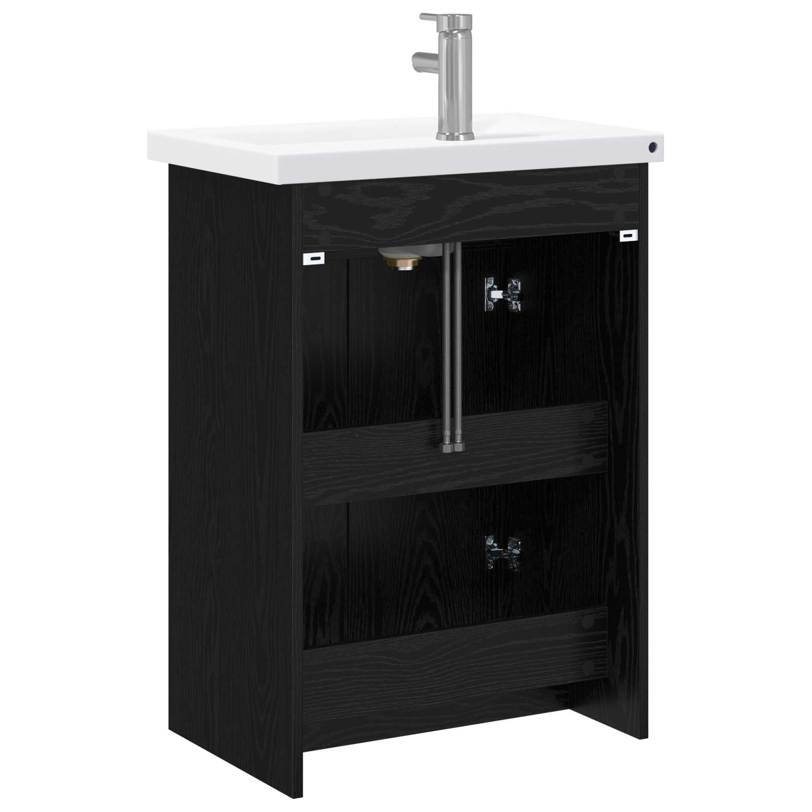 Set namještaja za kupaonicu Crni hrast 81 x 40 x 84,5 cm