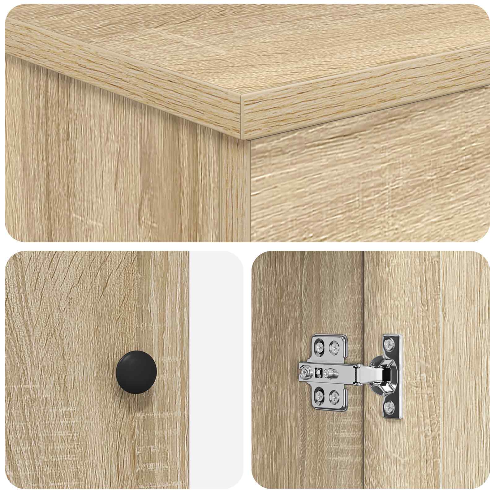 Set namještaja za kupaonicu Hrast sonoma 81 x 40 x 84,5 cm