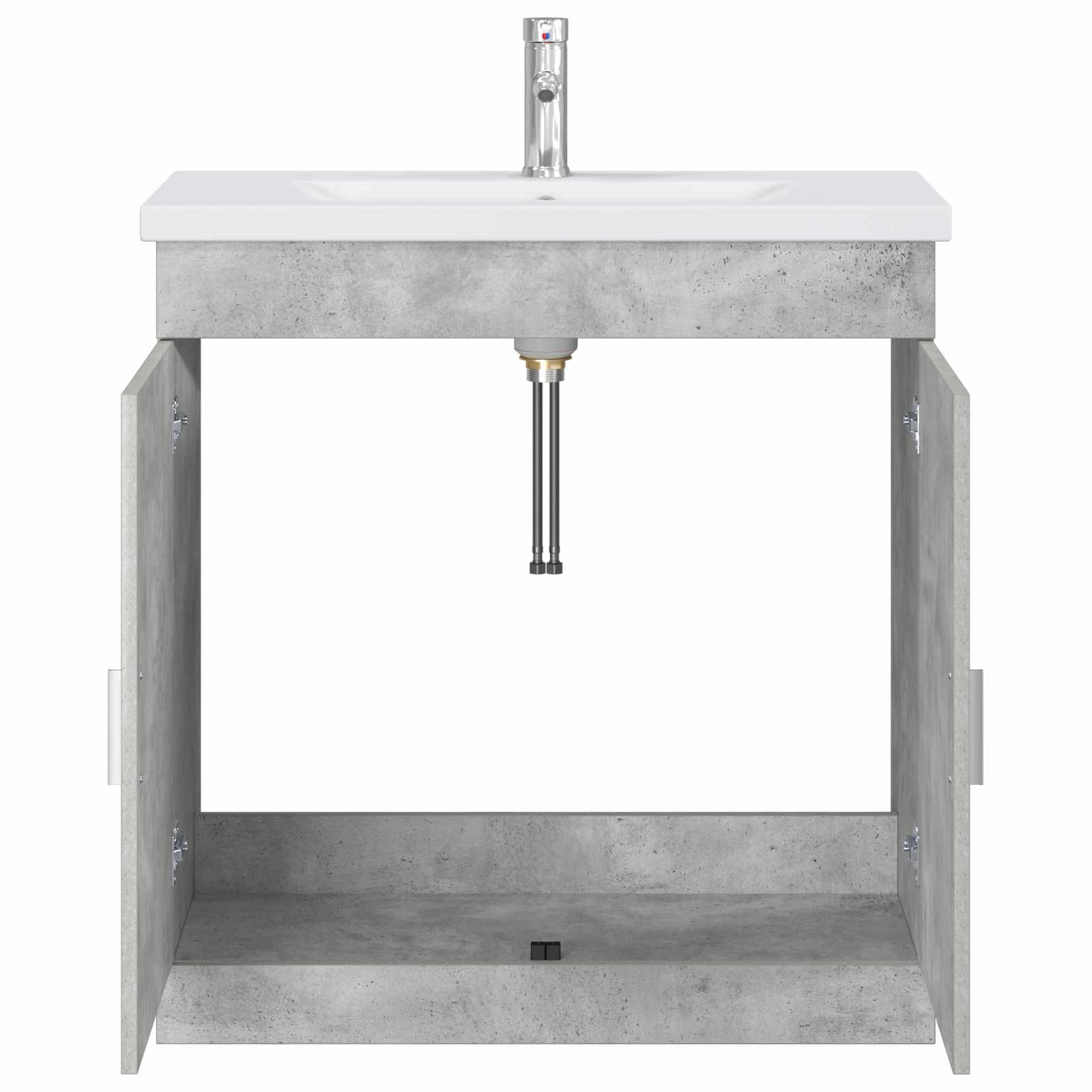 Set namještaja za kupaonicu Betonska siva 81 x 40 x 84,5 cm