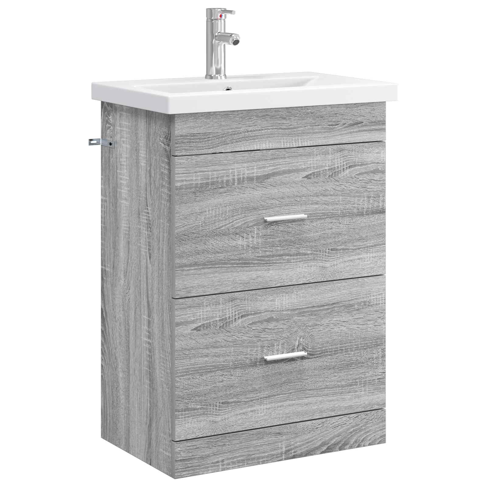 Set namještaja za kupaonicu Siva Sonoma 61 x 40 x 84,5 cm