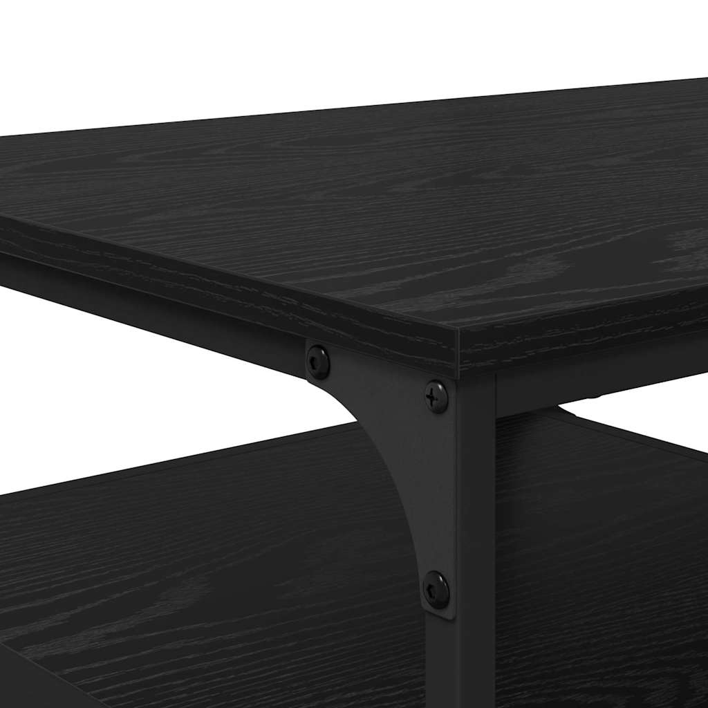 Kava Stol Crni hrast 90 x 49 x 40 cm Konstruirano drvo