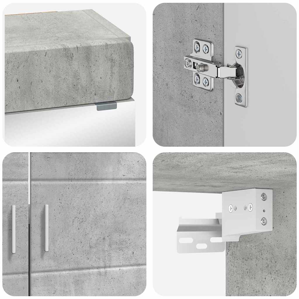 Set namještaja za kupaonicu TULUM 2 pcs Betonski sivi