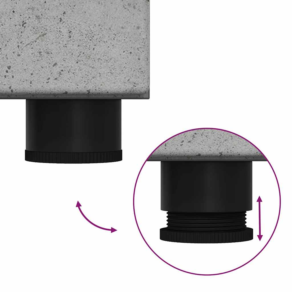 Set namještaja za kupaonicu TULUM 2 pcs Betonski sivi