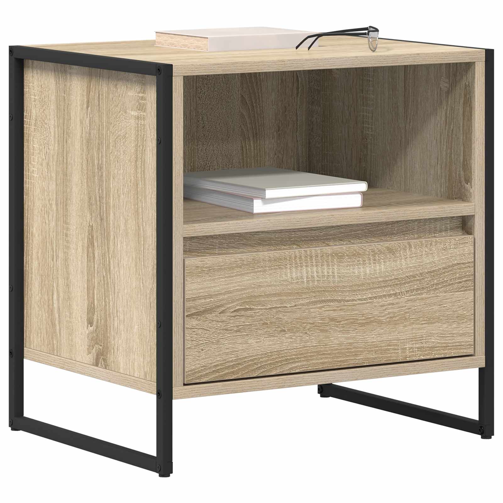 Noćni ormarić 2 pcs Sonoma 50 x 39,5 x 50 cm Konstruirano drvo