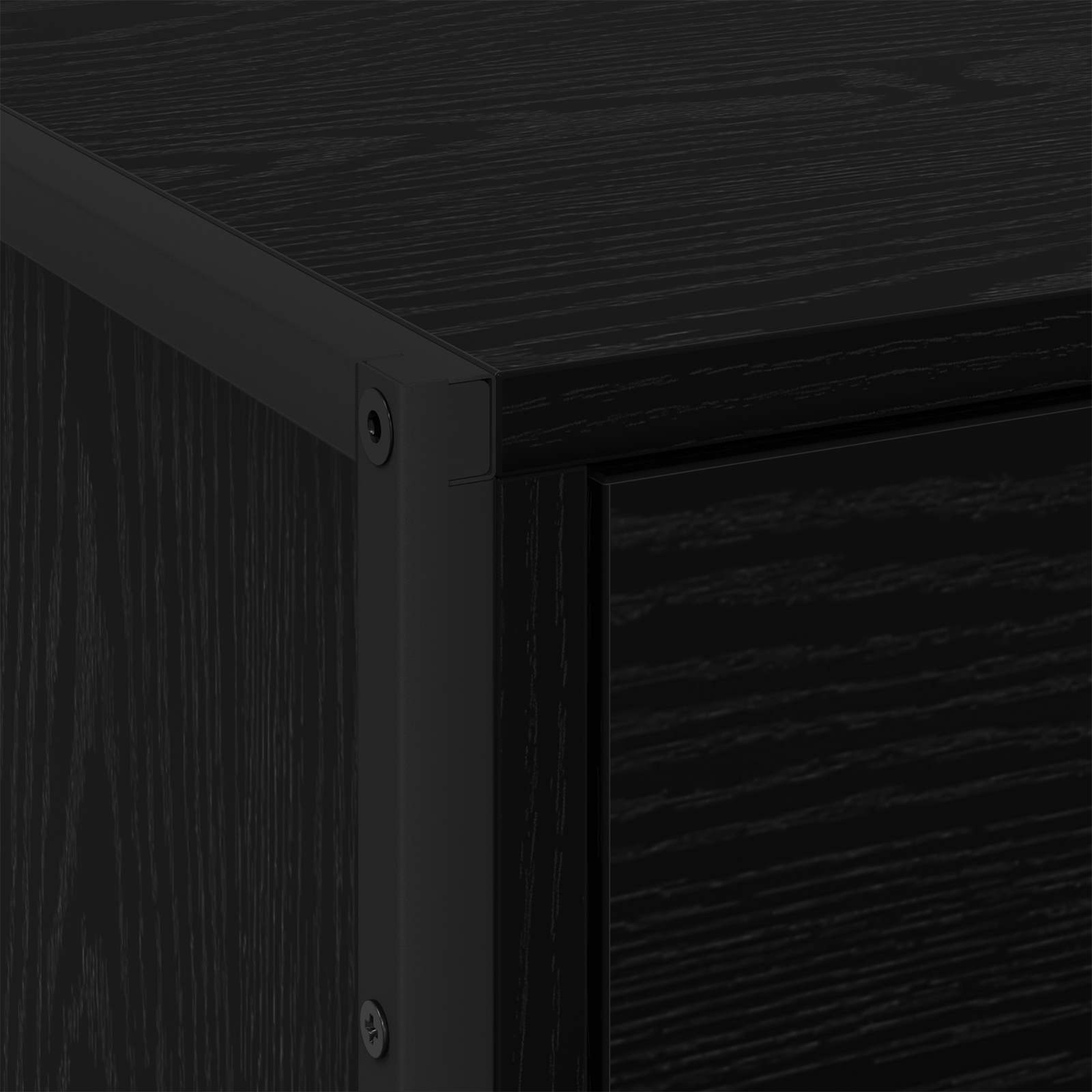 Noćni ormarić s ladicama 2 pcs Crni hrast 50 x 39.5 x 50 cm