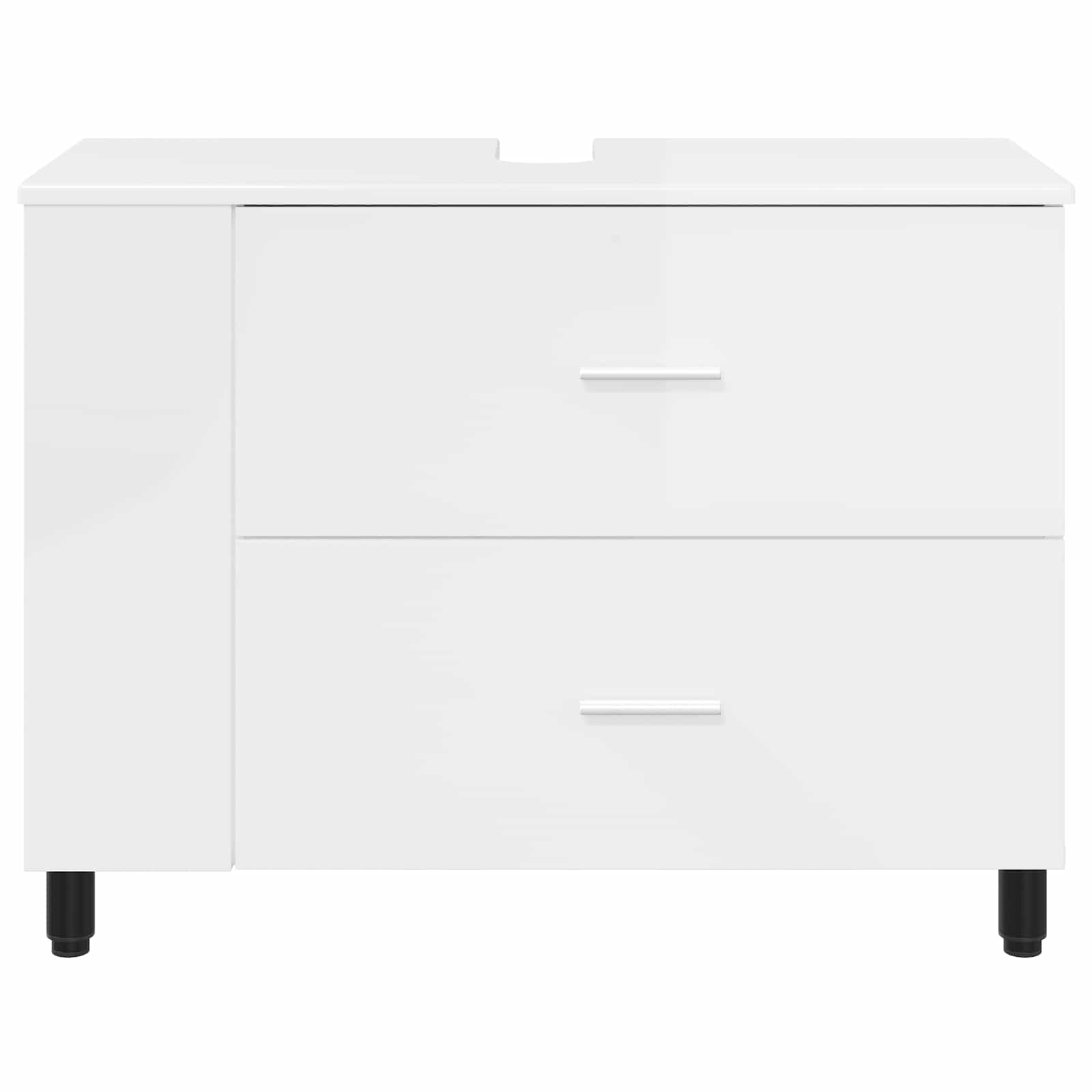 Toaletna jedinica Bijela visokog sjaja 80 x 35 x 60 cm