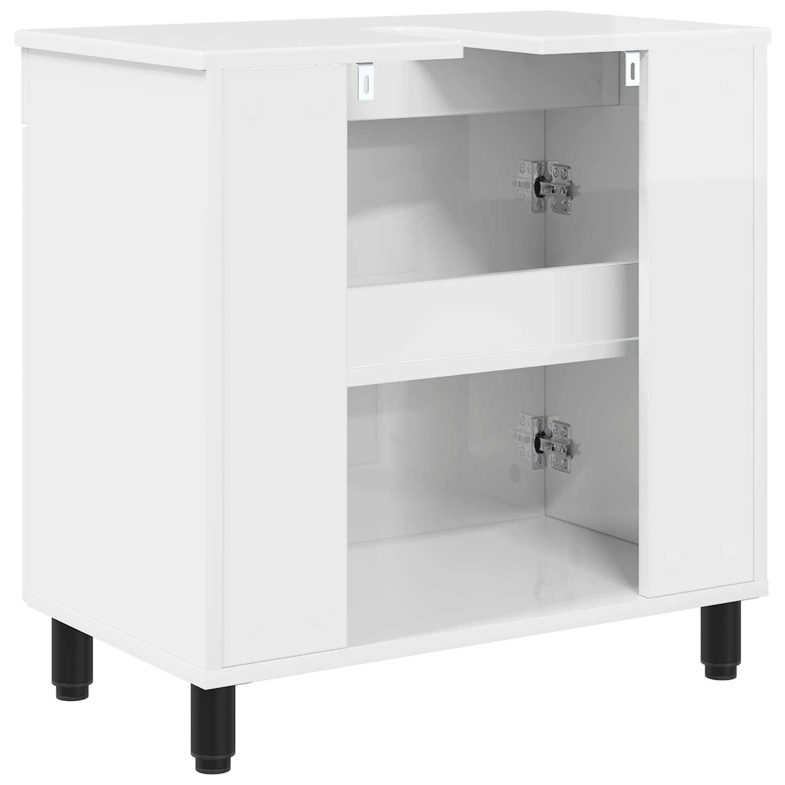 Toaletna jedinica Bijela visokog sjaja 60 x 35 x 60 cm