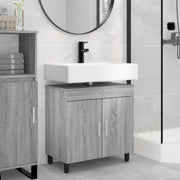 Toaletna jedinica Siva Sonoma 60 x 35 x 60 cm Konstruirano drvo