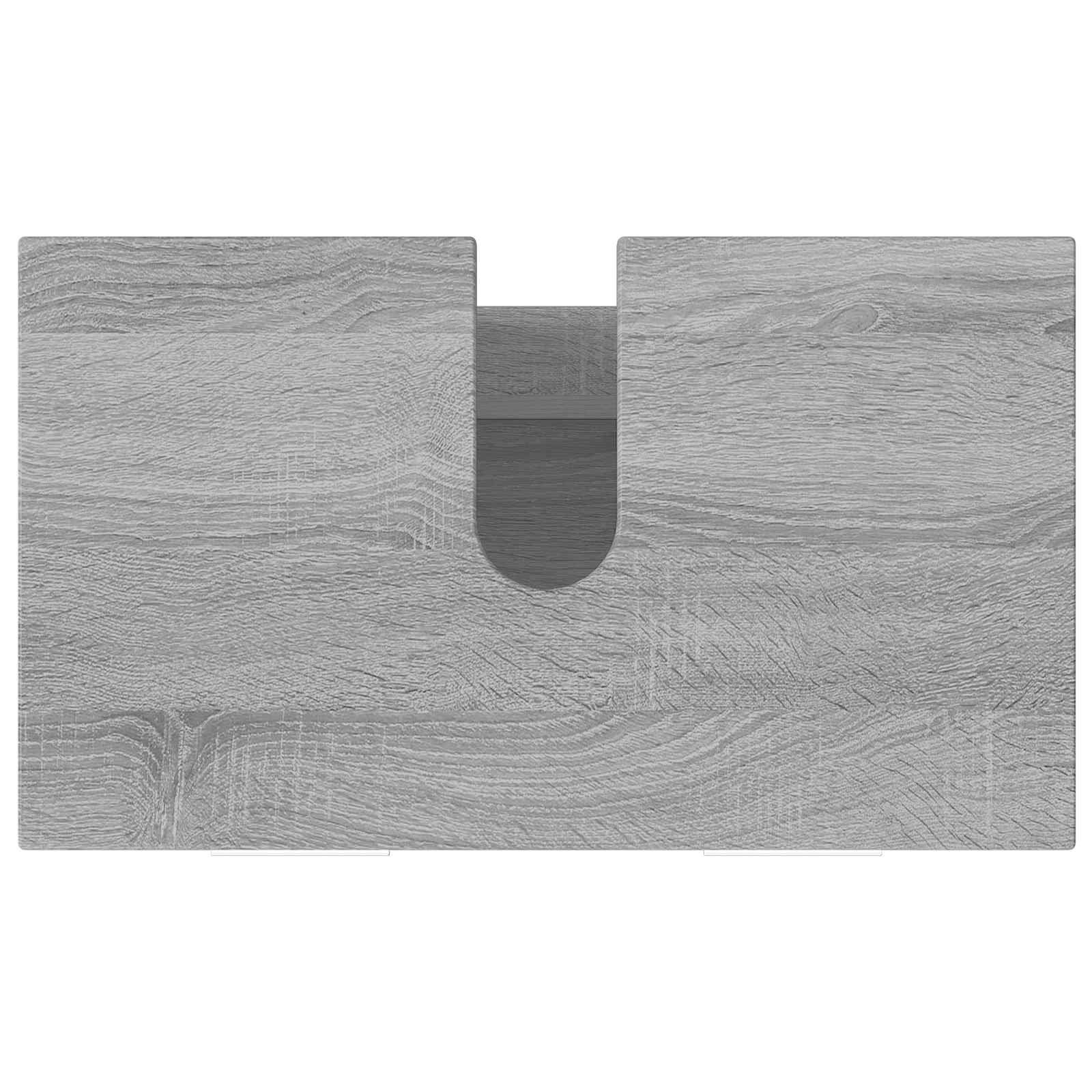 Toaletna jedinica Siva Sonoma 60 x 35 x 60 cm Konstruirano drvo