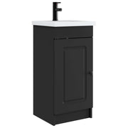 Kupaonski umivaonik s sudoperom Crna 42 x 40 x 84,5 cm