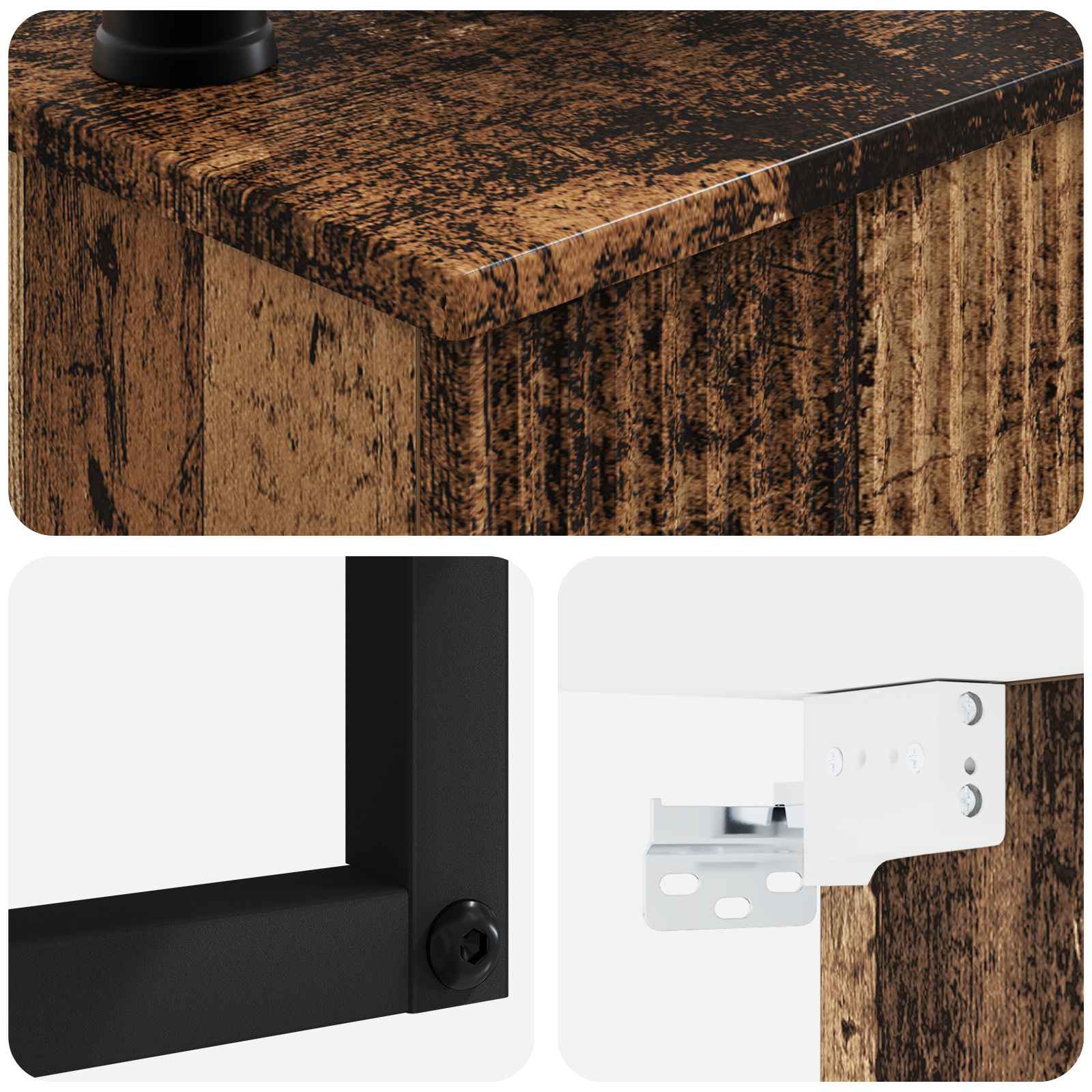 Zidni sudoper Staro drvo 40 x 35 x 39 cm Konstruirano drvo