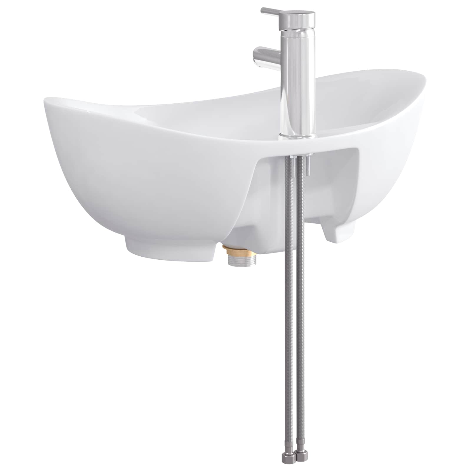 Umivaonik za kupaonicu Krom 59 x 35 x 21 cm Metal