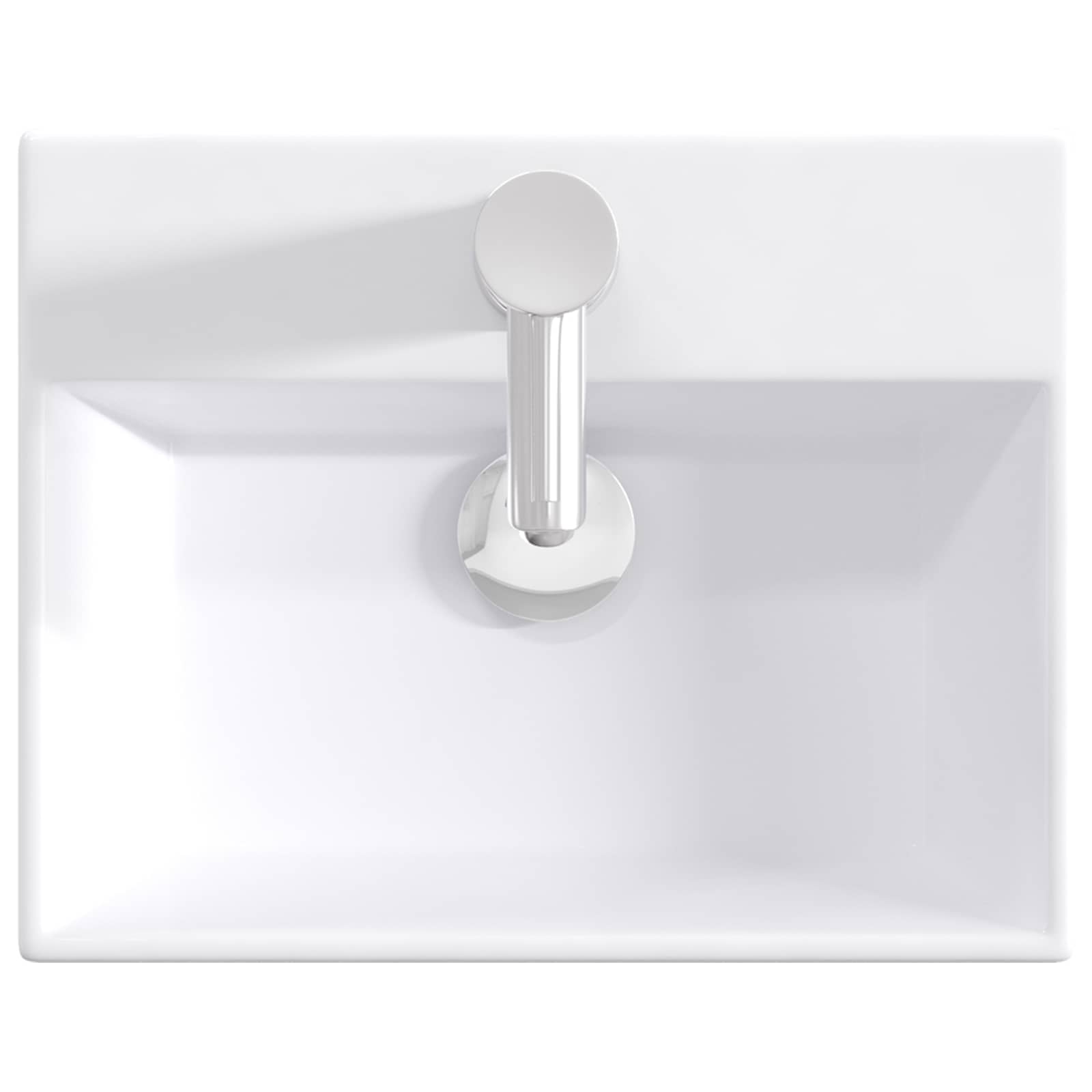 Umivaonik za kupaonicu Krom 39 x 30,5 x 12,5 cm Metal