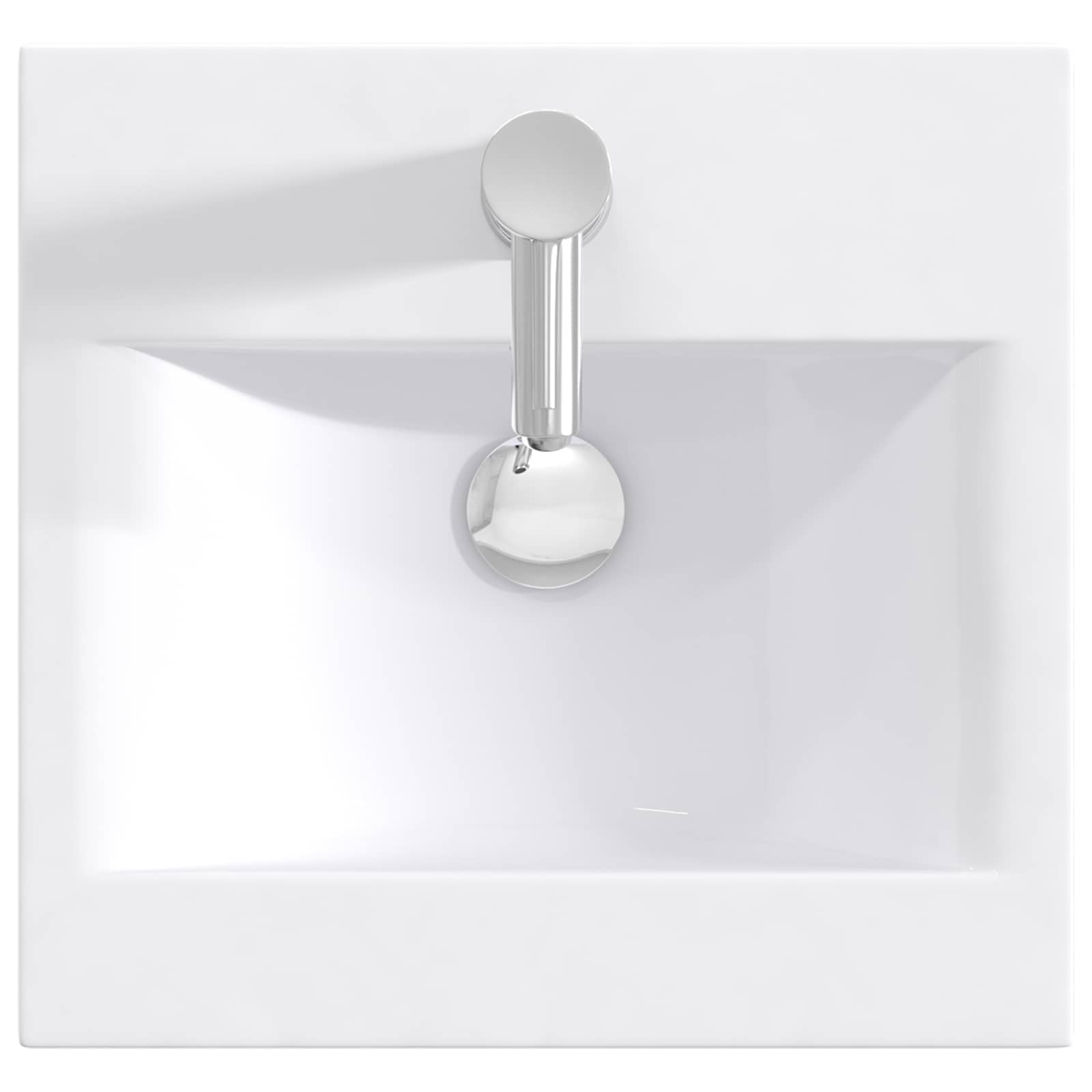 Umivaonik za kupaonicu Krom 42 x 40 x 16,5 cm Metal