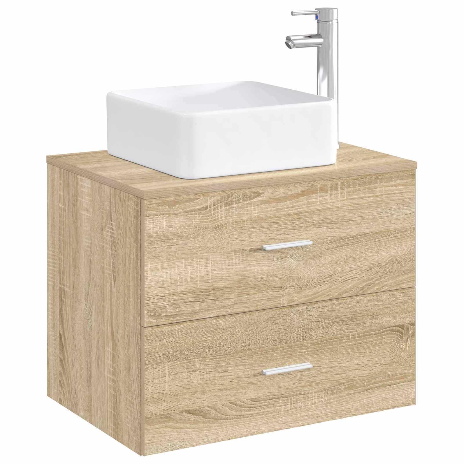 Umivaonik za kupaonicu Krom 36,5 x 36,5 x 13 cm Metal
