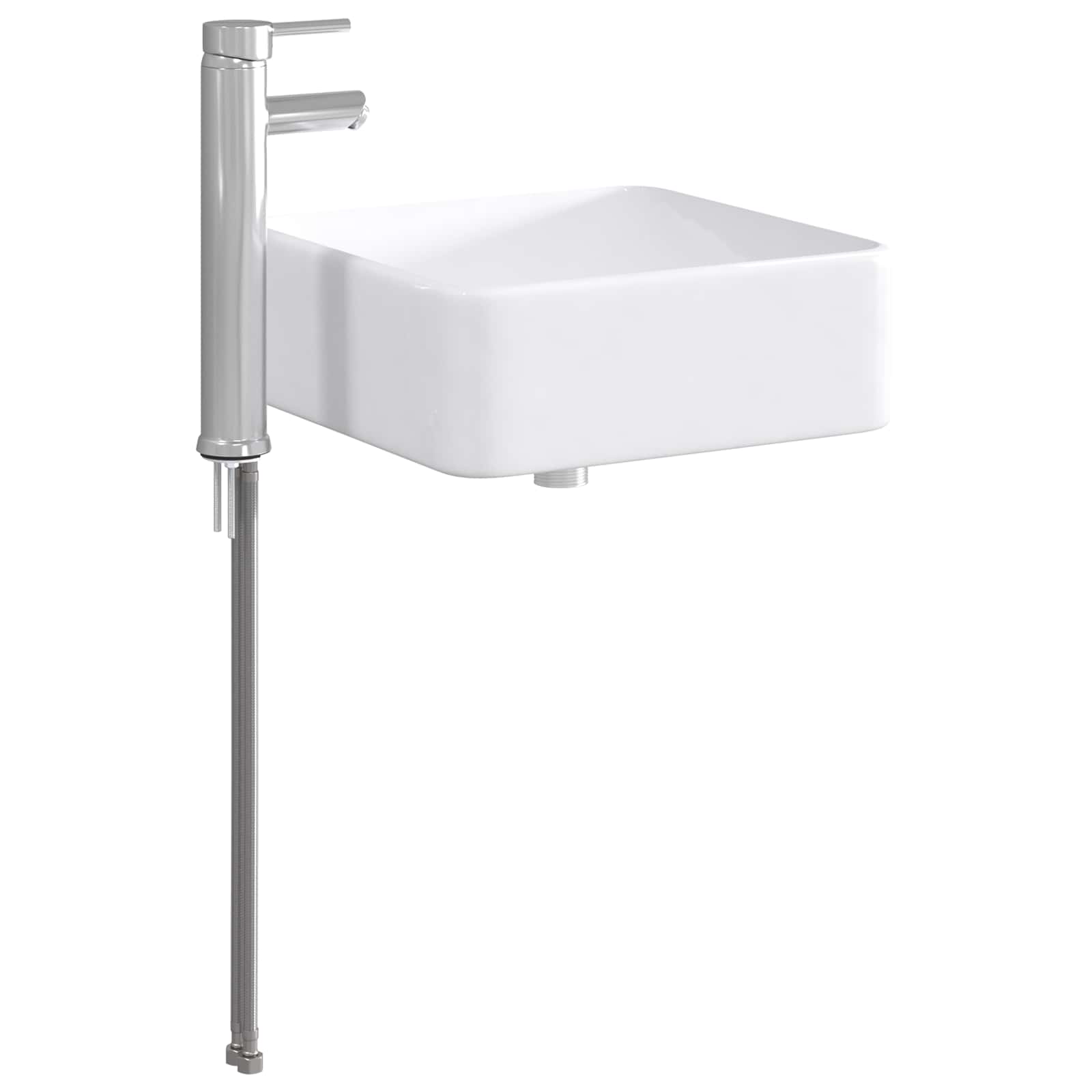 Umivaonik za kupaonicu Krom 49 x 37 x 14 cm Metal