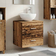 Umivaonik s policom Staro drvo 49,5 x 41 x 64,5 cm
