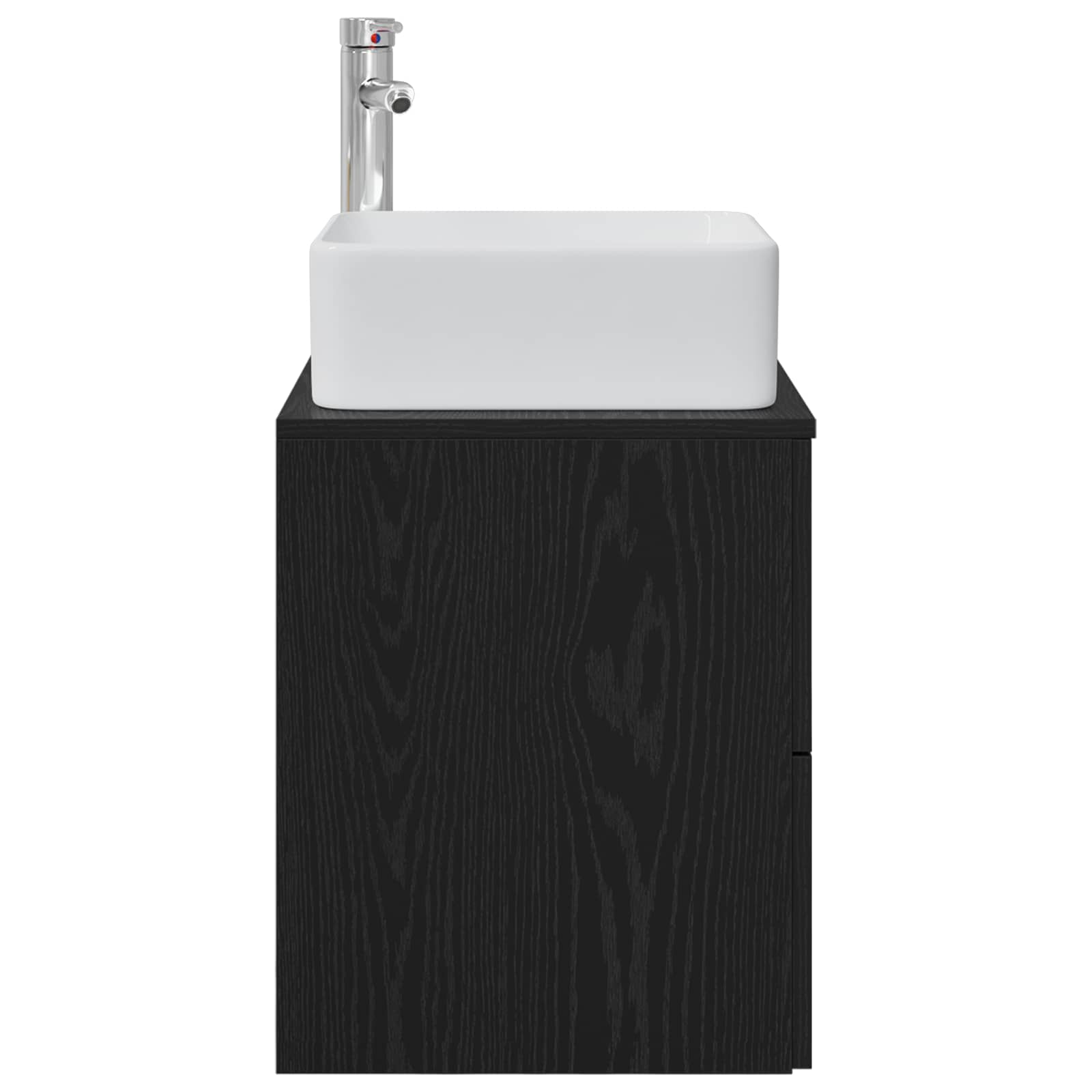 Umivaonik s policom Crni hrast 53 x 34,5 x 63 cm