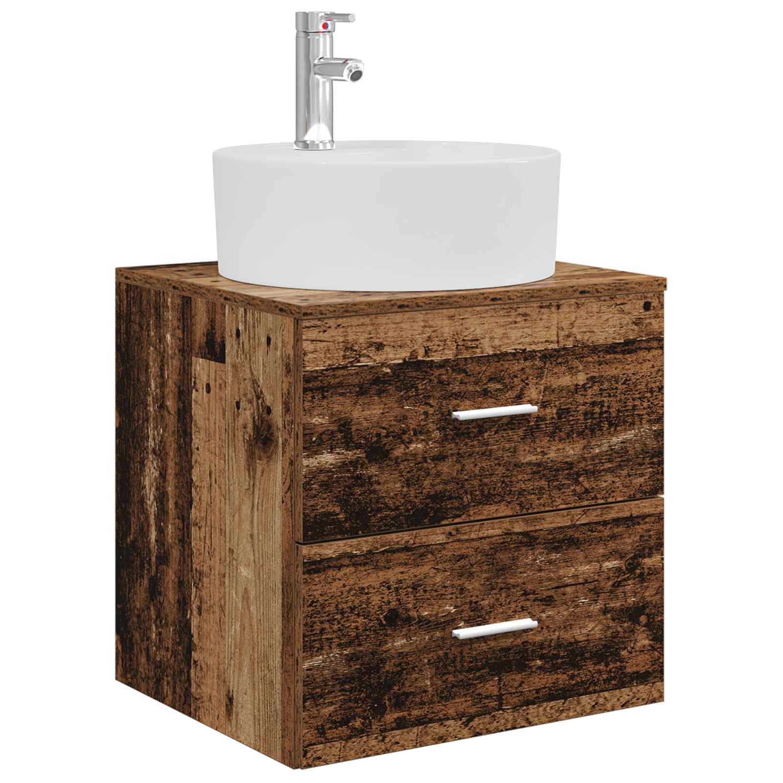 Umivaonik s policom Staro drvo 49,5 x 44,5 x 65 cm