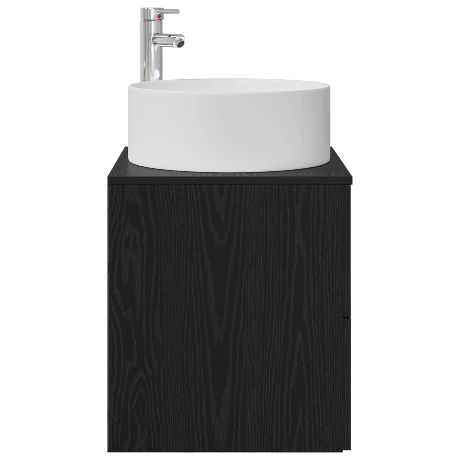 Umivaonik s policom Crni hrast 49,5 x 44,5 x 65,5 cm