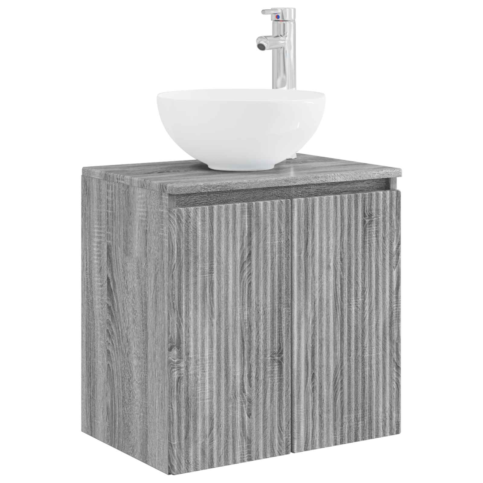 Umivaonik s policom Siva Sonoma 49,5 x 41 x 64,5 cm