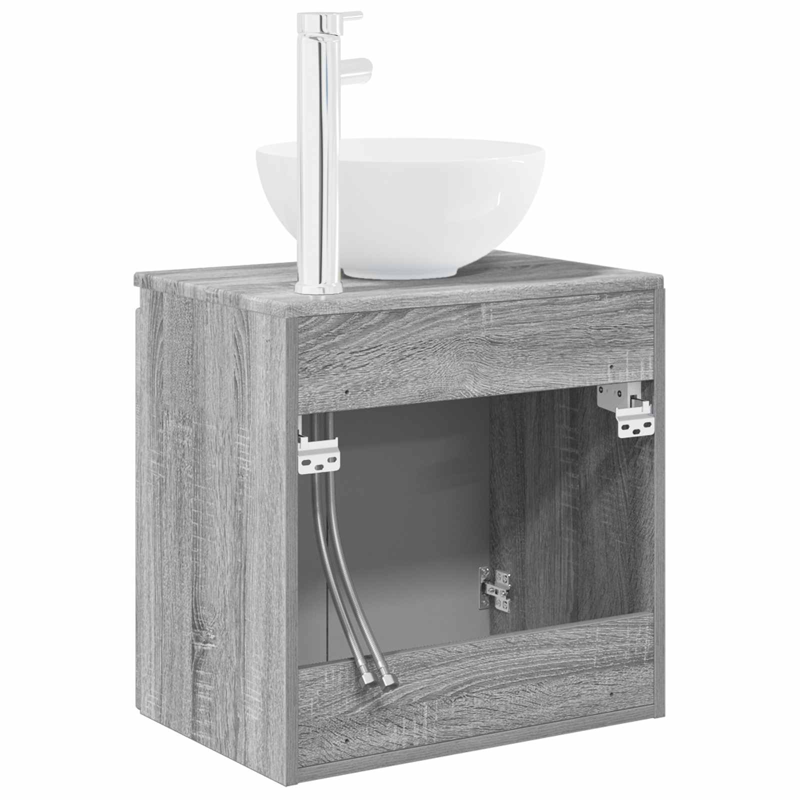 Umivaonik s policom Siva Sonoma 49,5 x 41 x 64,5 cm