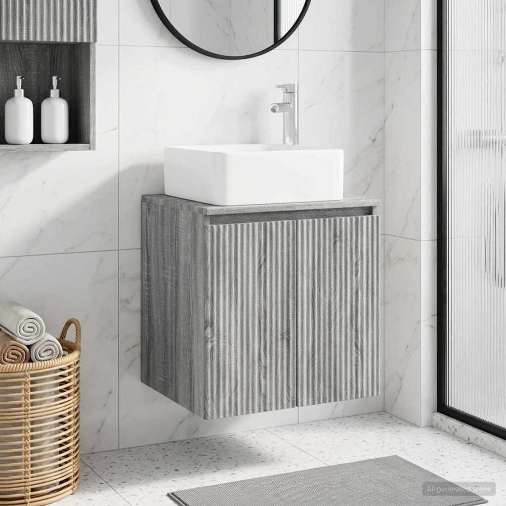 Umivaonik s policom Siva Sonoma 49,5 x 41 x 63 cm