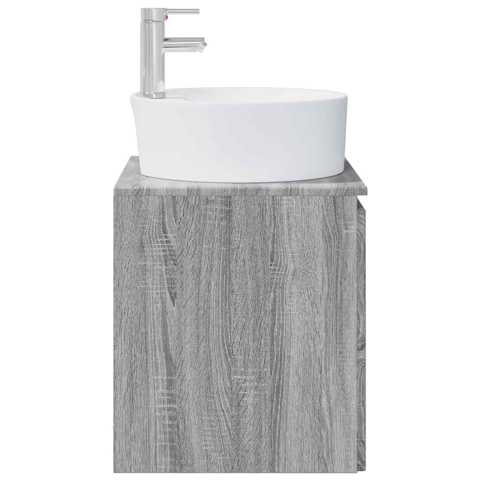 Umivaonik s policom Siva Sonoma 49,5 x 44,5 x 65 cm