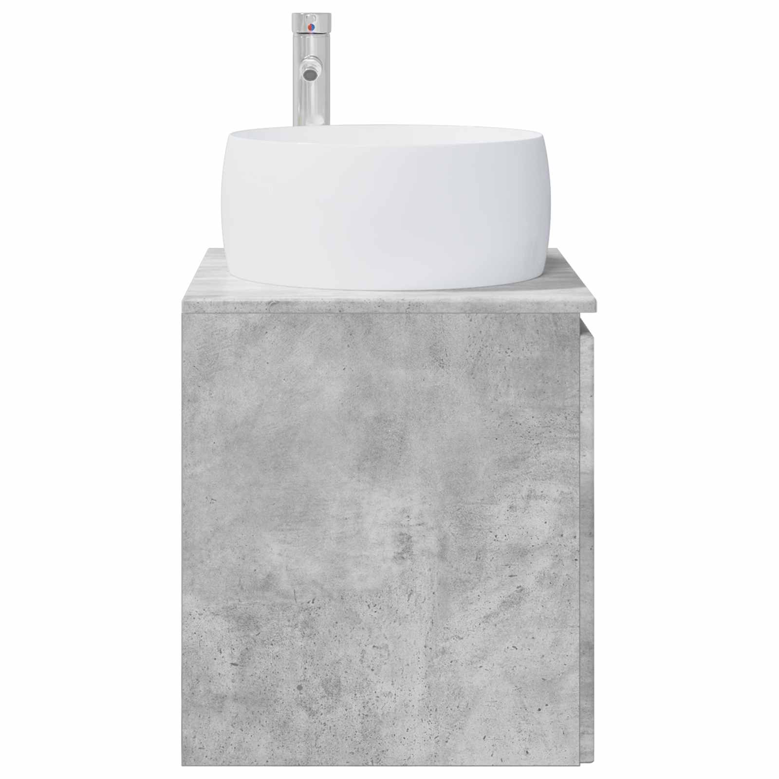 Umivaonik s policom Betonska siva 49,5 x 44,5 x 66 cm