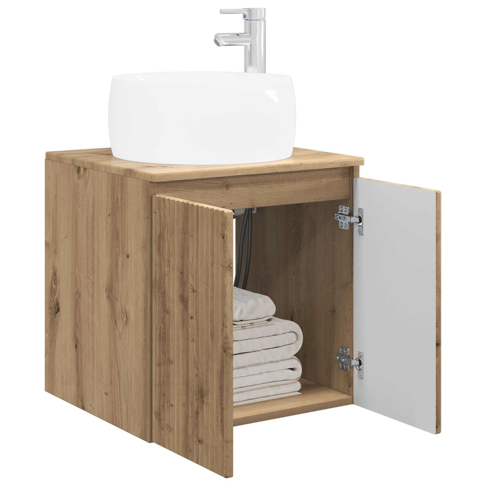 Umivaonik s policom Hrast artisan 49,5 x 44,5 x 66 cm