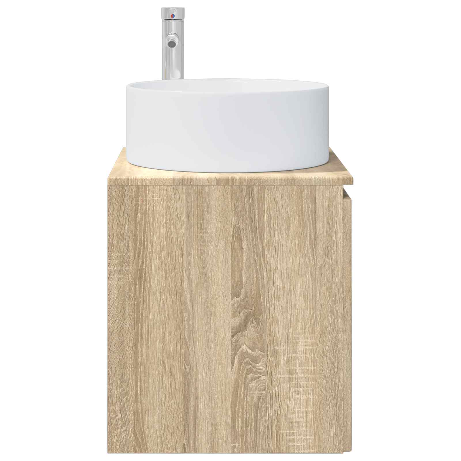 Umivaonik s policom za zid Hrast sonoma 49,5 x 44,5 x 65,5 cm