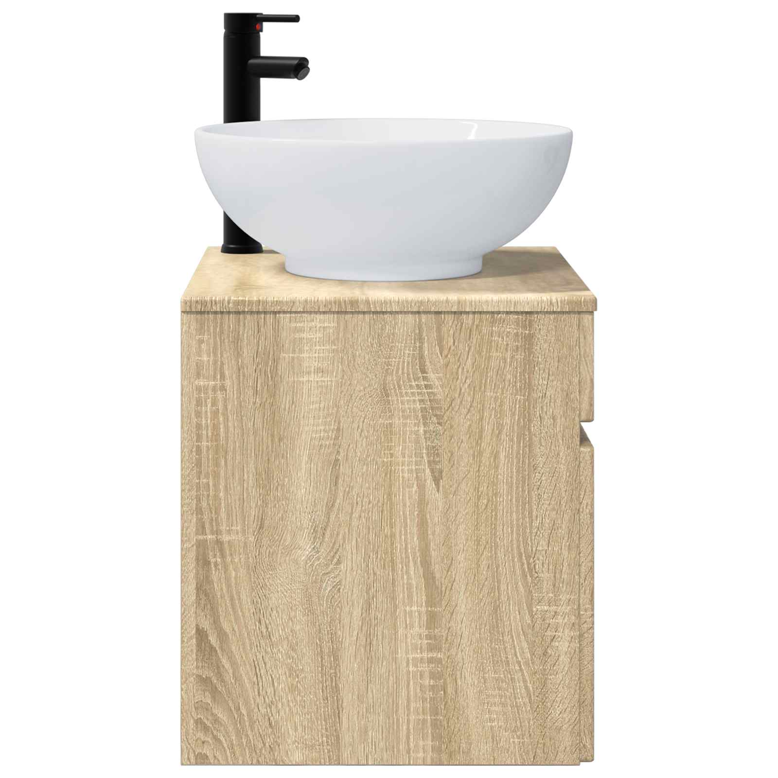 Umivaonik s policom za zid Hrast sonoma 49 x 44,5 x 66,5 cm