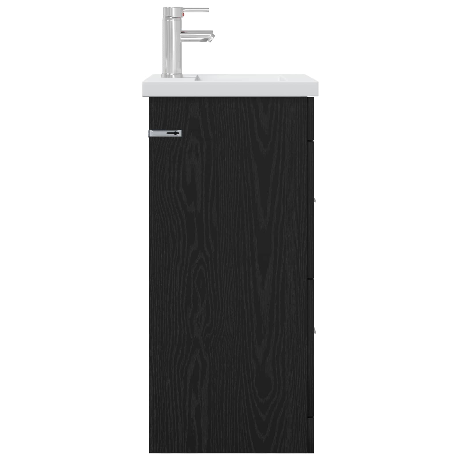 Kupaonski umivaonik s sudoperom Crni hrast 42 x 40 x 84,5 cm
