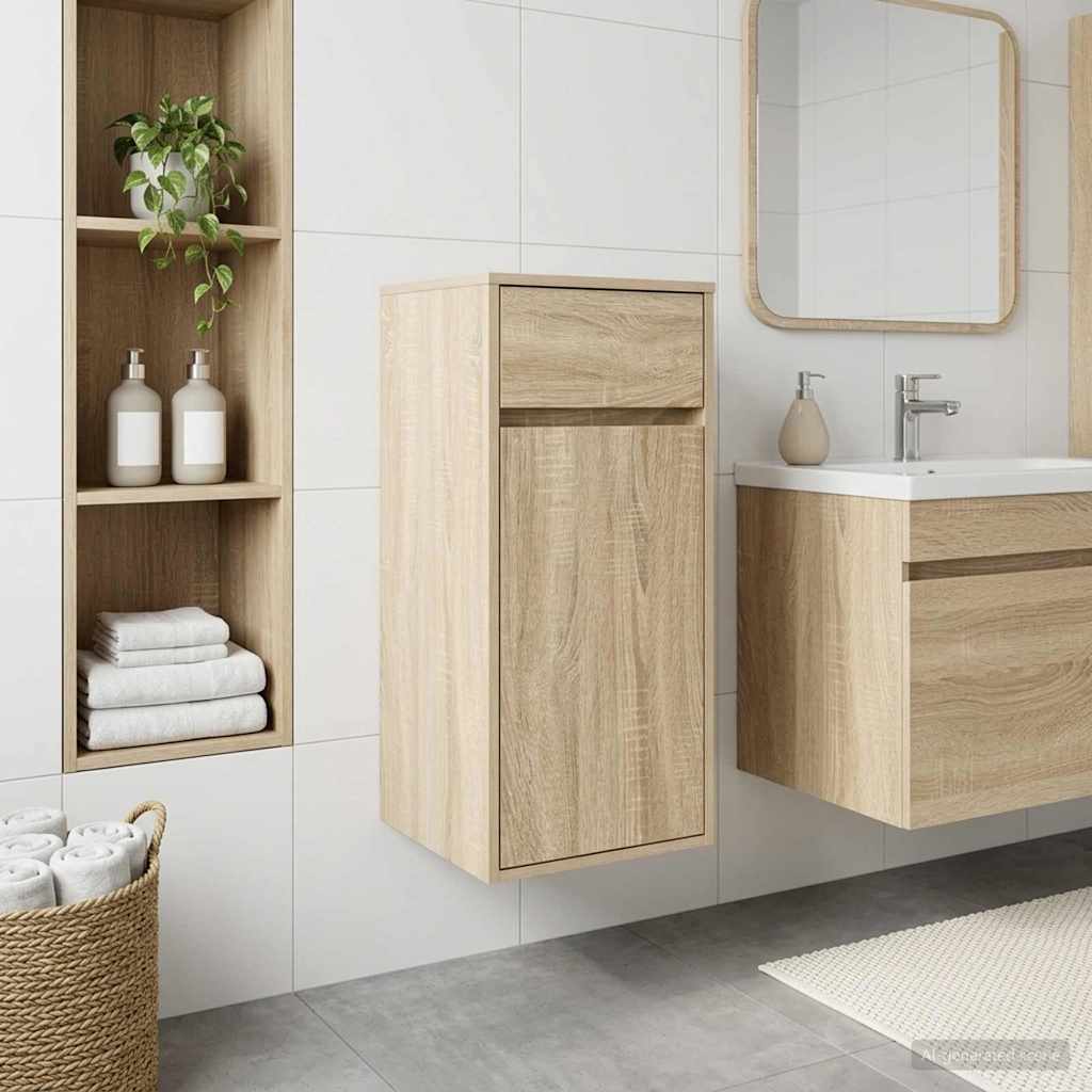 Kupaonski ormar Hrast sonoma 35 x 36,5 x 85 cm